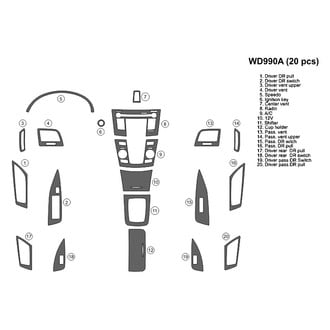 B&I® - 2D Blackwood Large Dash Kit (20 Pcs)