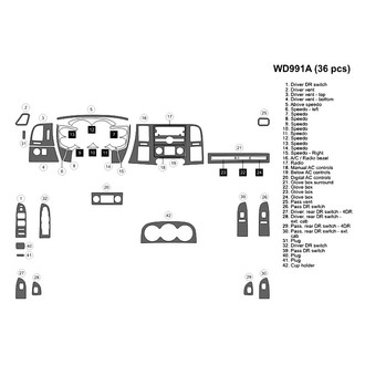 B&I® - 2D Blackwood Medium Dash Kit (36 Pcs)