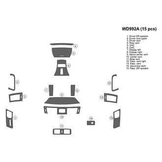 B&I® - 2D Blackwood Full Dash Kit (15 Pcs)