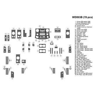 B&I® - 2D Blackwood Large Dash Kit (78 Pcs)