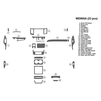 B&I® - 2D Blackwood Large Dash Kit (23 Pcs)