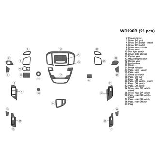 B&I® - 2D Blackwood Small Dash Kit (28 Pcs)