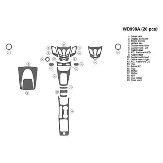 B&I® - 2D Blackwood Large Dash Kit (20 Pcs)