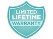 Covered with a Lifetime warranty