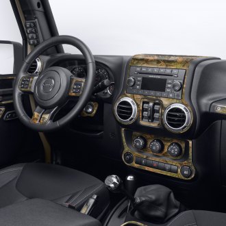 Jeep Wrangler Dash Kits | Wood, Carbon Fiber, Custom Colors