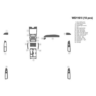 B&I® - 2D Blackwood Small Dash Kit (18 Pcs)