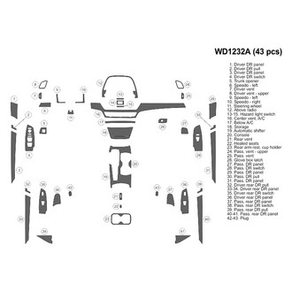 B&I® - 2D Blackwood Large Dash Kit (43 Pcs)