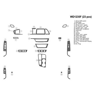 B&I® - 2D Blackwood Small Dash Kit (23 Pcs)