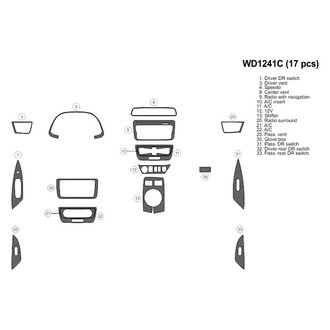 B&I® - 2D Blackwood Small Dash Kit (16 Pcs)