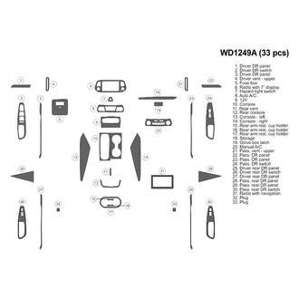 B&I® - 2D Blackwood Large Dash Kit (33 Pcs)