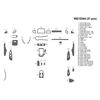 B&I® - 2D Blackwood Large Dash Kit (31 Pcs)