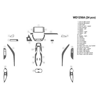 B&I® - 2D Blackwood Large Dash Kit (24 Pcs)