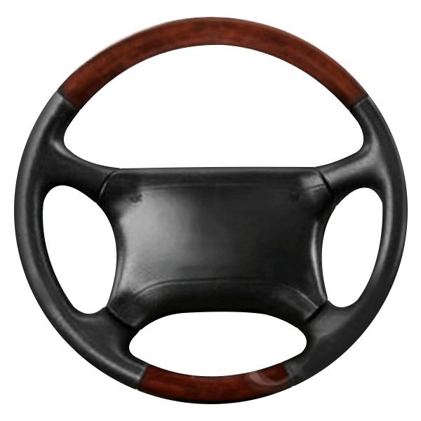  B&I® - Premium Design Steering Wheel (Medium Prairie (Tan) Leather AND Blackwood Grip)
