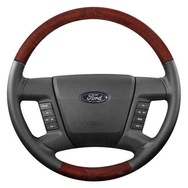  B&I® - Premium Design Steering Wheel (Black Leather AND Factory Match (2006-2009) Grip)