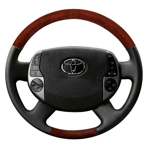  B&I® - Premium Design Steering Wheel (Black Leather AND Piano Black Grip)