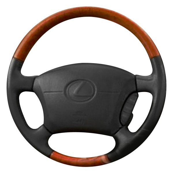  B&I® - Premium Design Steering Wheel (Earth Leather AND Solid Yellow Grip)