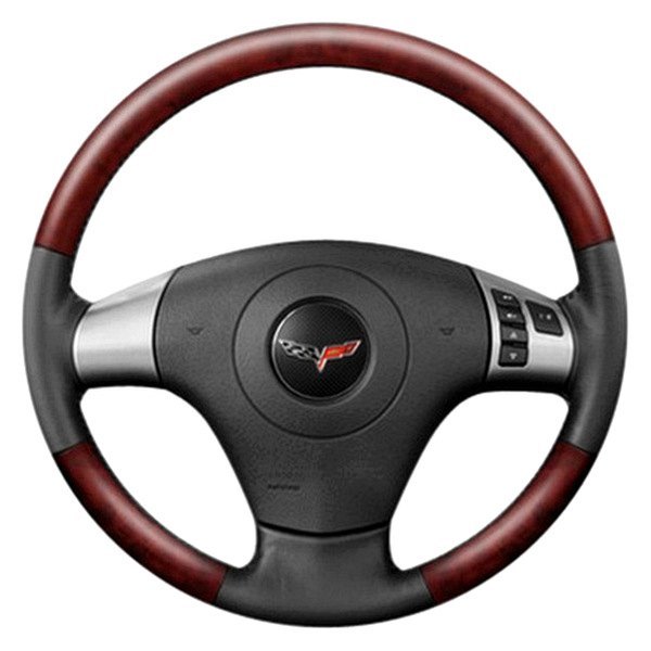  B&I® - Premium Design Steering Wheel (Black Leather AND Piano Black Grip)