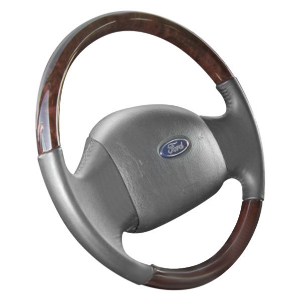  B&I® - Premium Design Steering Wheel (Medium Prairie Leather AND Factory Match (F-Series 2005-UP) Grip)