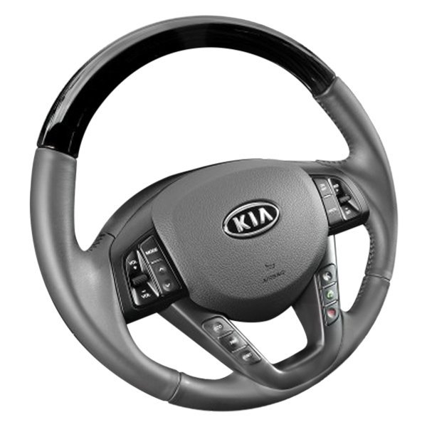  B&I® - Premium Design Steering Wheel (Black Leather AND Factory Match Grip)