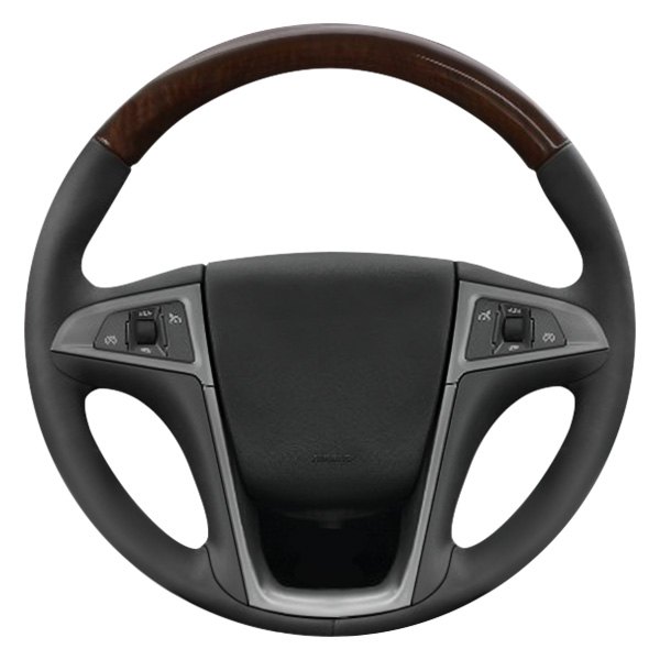  B&I® - Premium Design Steering Wheel (Black Leather AND Natural Birdseye Grip)