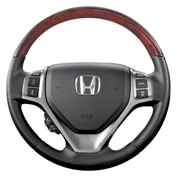 Bandi® Aw1242l015 Dp2m Premium Design Black Leather Steering Wheel With