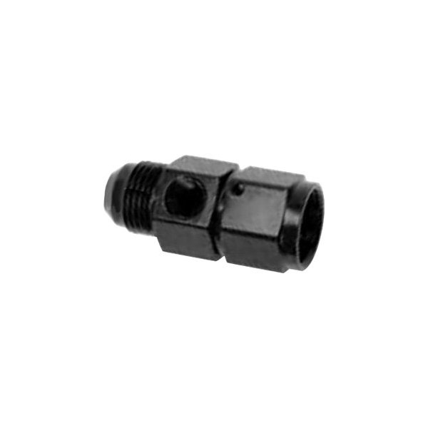 Big End Performance® - 3/8" NPT Male to -8 AN Male Gauge Adapter, Black