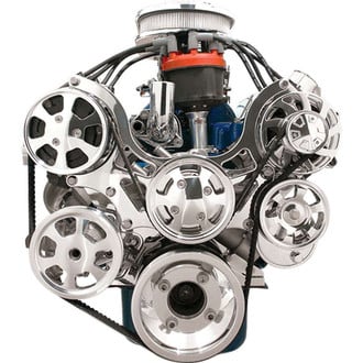 Billet Specialties® - Tru Trac Serpentine System (Ford Small Block V8)