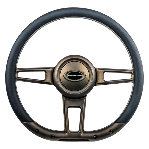 Billet Specialties® - 3-Spoke D-Shaped Series Formula Style Steering Wheel