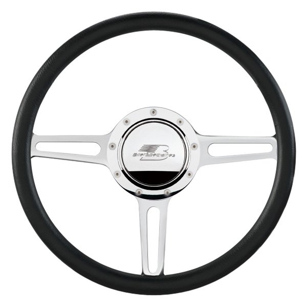  Billet Specialties® - 3-Spoke Standard Series Split Spoke Style Steering Wheel
