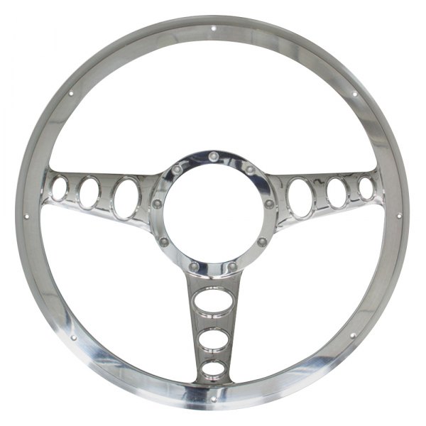 Billet Specialties® - 3-Spoke Standard Series Outlaw Style Steering Wheel