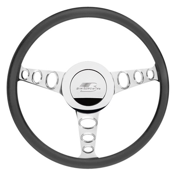  Billet Specialties® - 3-Spoke Standard Series Outlaw Style Steering Wheel