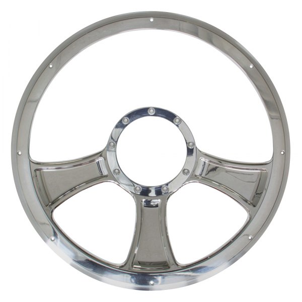 Billet Specialties® - 3-Spoke Standard Series Chicayne Style Steering Wheel