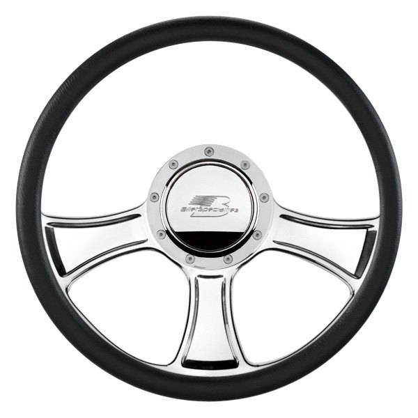  Billet Specialties® - 3-Spoke Standard Series Chicayne Style Steering Wheel