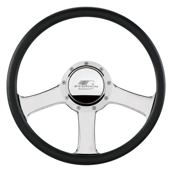  Billet Specialties® - 3-Spoke Standard Series Anthem Style Steering Wheel