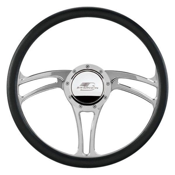  Billet Specialties® - 3-Spoke Standard Series BLVD 05 Style Steering Wheel