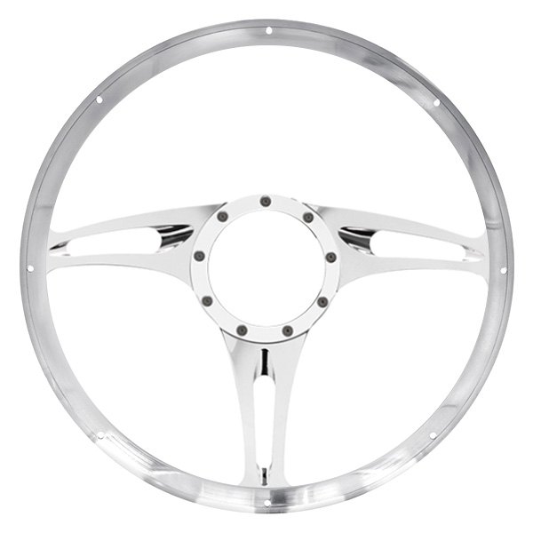 Billet Specialties® - 3-Spoke Stealth Series Steering Wheel