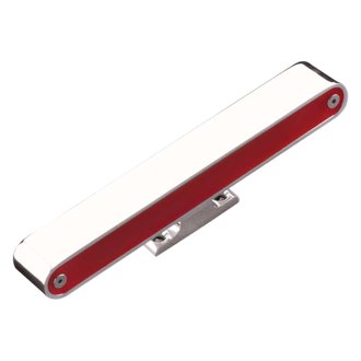 Billet Specialties® - 7" Oval Chrome/Red 3rd Brake Light