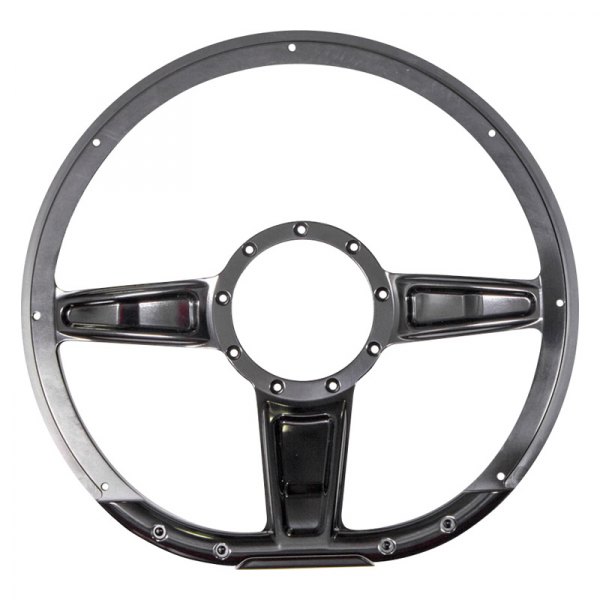 Billet Specialties® - 3-Spoke D-Shaped Series Camber Style Steering Wheel