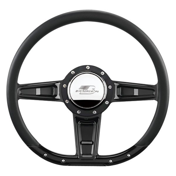 Billet Specialties® - 3-Spoke D-Shaped Series Camber Style Steering Wheel
