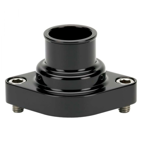 Billet Specialties® - Straight Up Black Anodized Thermostat Housing