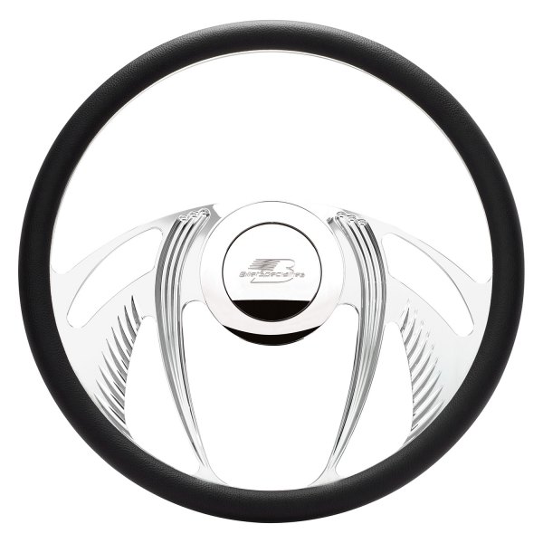  Billet Specialties® - 6-Spoke Psycho Series Steering Wheel