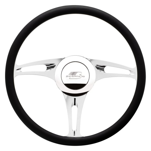  Billet Specialties® - 3-Spoke Stealth Series Steering Wheel