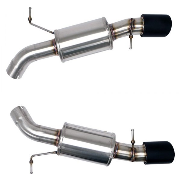 Billy Boat Exhaust® - Stainless Steel Round Sport Silver Exhaust Mufflers