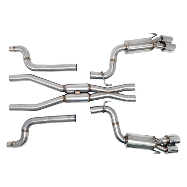 Billy Boat Exhaust® - PRT™ Stainless Steel Axle-Back Exhaust System, Chevy Camaro