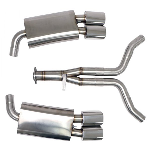Billy Boat Exhaust® - Stainless Steel Cat-Back Exhaust System, Chevy Corvette