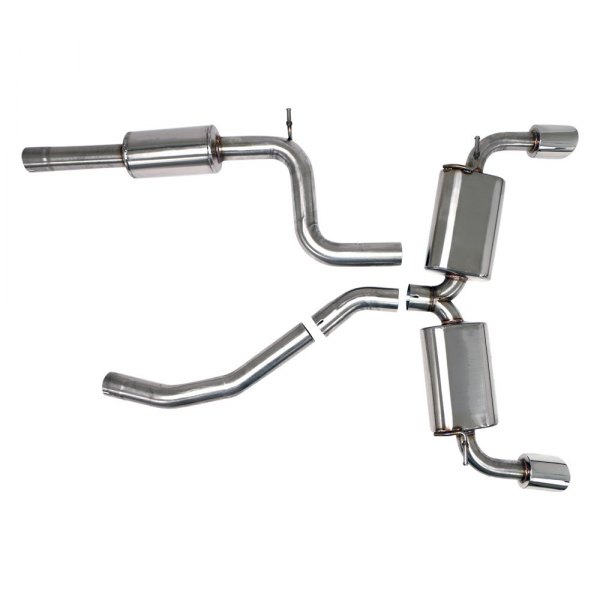 Billy Boat Exhaust® - Stainless Steel Cat-Back Exhaust System, Volkswagen Golf GTI