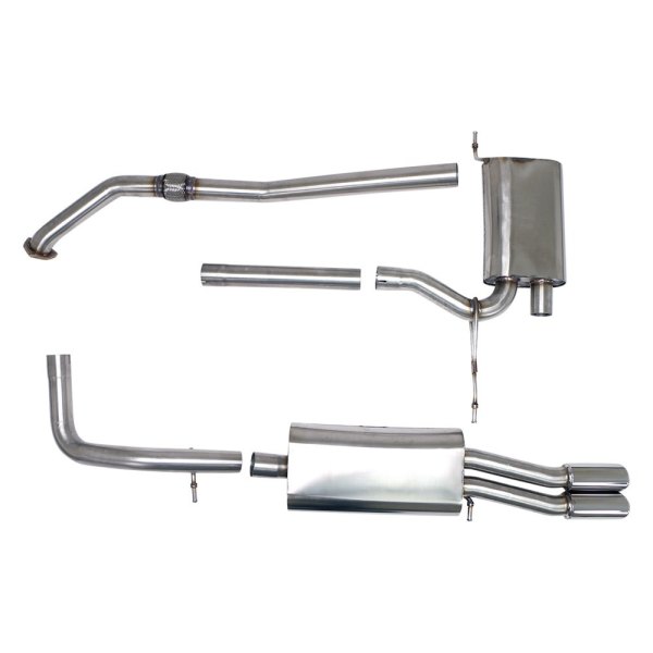 Billy Boat Exhaust® - Stainless Steel Cat-Back Exhaust System, Audi A4