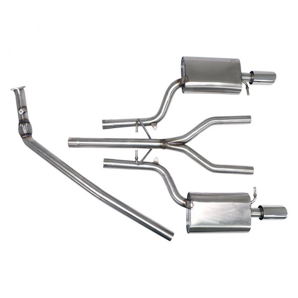 Billy Boat Exhaust® - Sport™ Stainless Steel Cat-Back Exhaust System, Audi A4