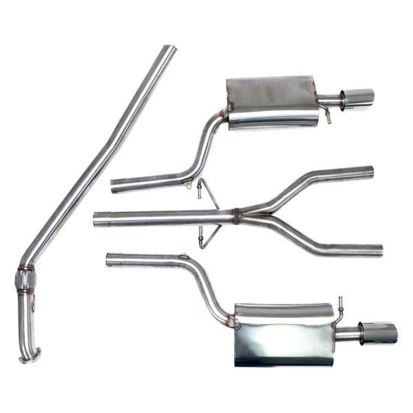 Billy Boat Exhaust® - Sport™ 304 SS Cat-Back Exhaust System