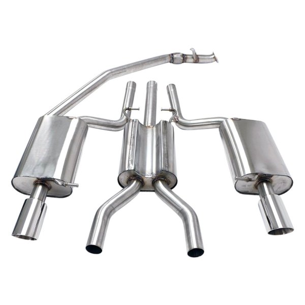 Billy Boat Exhaust® - Stealth™ Stainless Steel Cat-Back Exhaust System, Audi A4